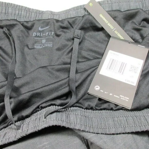 Nike womens heathered dark gray black trim running shorts 3X PLUS NWT - Picture 3 of 4
